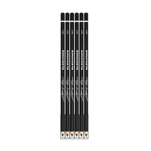 Elegance Liner Pencils - 6 Pack - Black Color