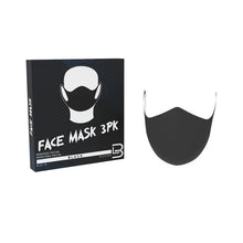 Load image into Gallery viewer, L3VEL3™ Facial Mask - 3 Pack - Black
