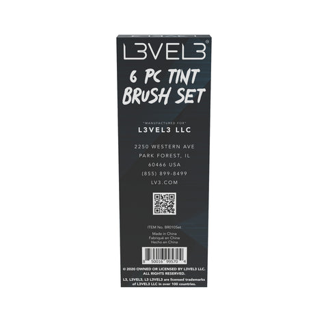 L3VEL3™ 6 Piece Tint Brush Set | Coloring - Dyeing Kit