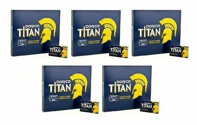 DORCO Titan Double Coated Stainless Blades - 1000CT