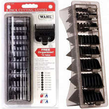 Load image into Gallery viewer, Wahl 8 Pack Cutting Guides with Organizer - Black #3170-500
