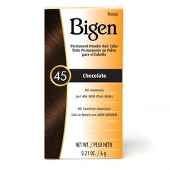 Bigen Permanent Powder Hair Color: Shade 45 Chocolate