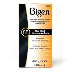 Bigen Permanent Powder Hair Color: Shade 88 Blue Black