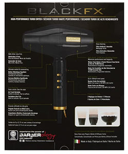 BaBylissPRO® BaByliss4Barbers® Influencer Collection BlackFX Dryer
