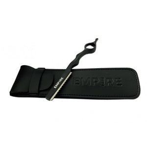 Empire Barber Hair Thinning Razor W/ Pouch - End Ring # EMP800