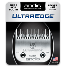 Load image into Gallery viewer, Andis UltraEdge® Detachable Blade, Size 5 Skip Tooth
