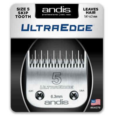 Andis UltraEdge® Detachable Blade, Size 5 Skip Tooth