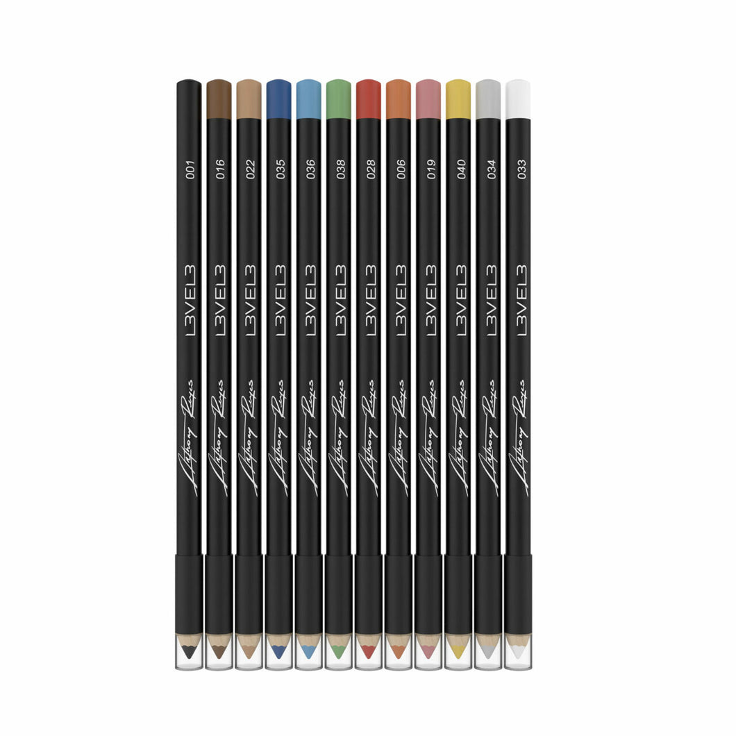 L3VEL3™ Color Liner Pencils - 12 Pack