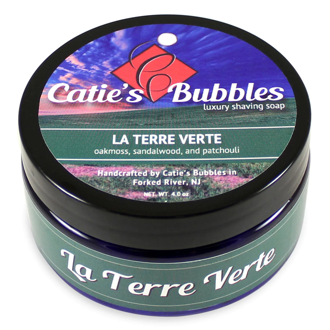 Catie's Bubbles  Luxury Shaving Soap - La Terre Verte