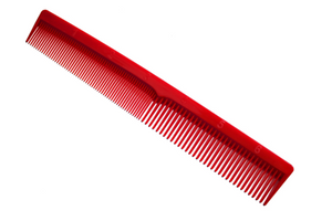 Irving Barber Company Styling Comb W/ Ruler - Red