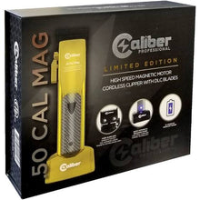 Load image into Gallery viewer, Caliber Limited Edition Gold .50 Cal Mag High Speed Magnetic Motor Cordless Clipper
