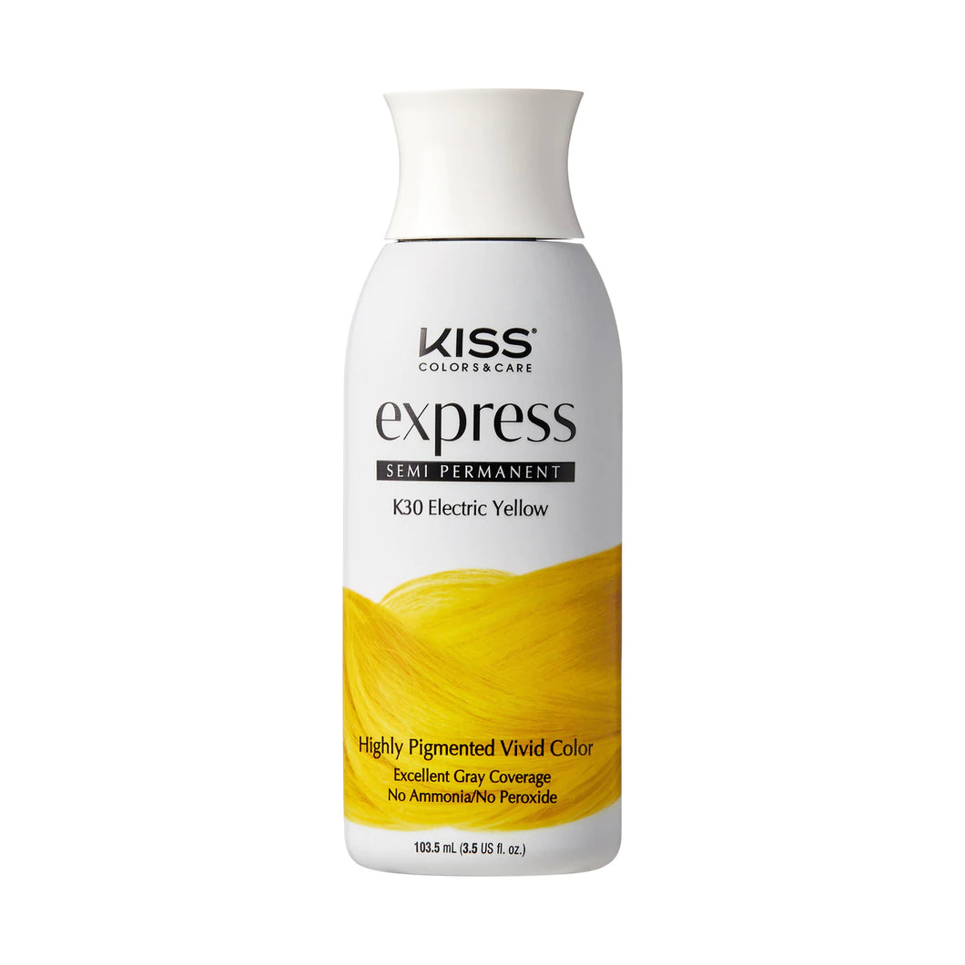 KISS Express Semi-Permanent Hair Color - K30 Electric Yellow