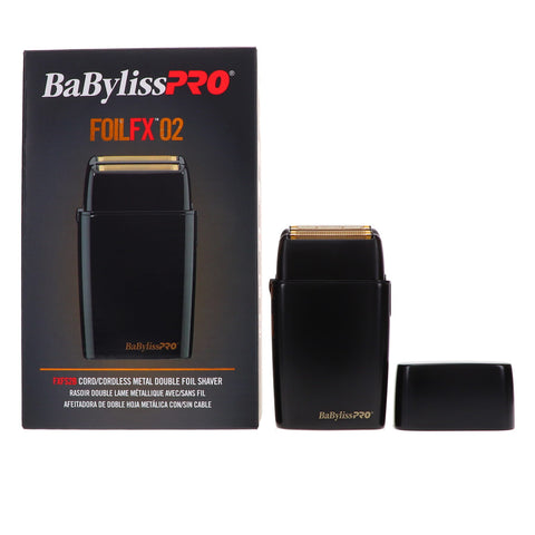 BaBylissPRO® Cordless Black Double Foil Shaver FOILFX02