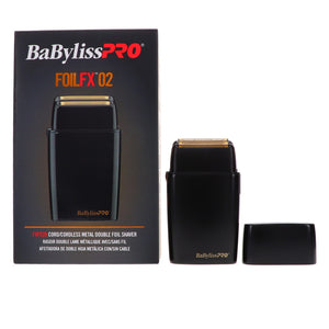 BaBylissPRO® Cordless Black Double Foil Shaver FXFS2B