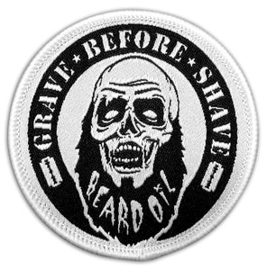 GRAVE BEFORE SHAVE™ Zombie Beard Patch