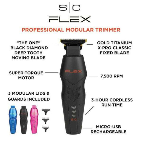 Stylecraft Flex - Professional Modular Super-Torque Motor Cordless Hair Trimmer