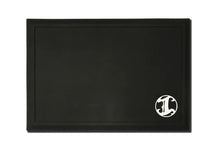 Load image into Gallery viewer, Irving Barber Company Station Mat - Black / White Logo

