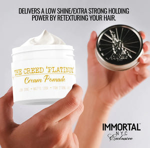 Immortal NYC The "Creed" Platinum Cream Pomade