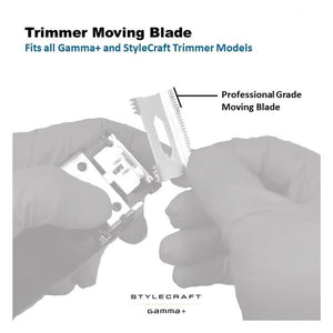 Stylecraft "The One" Moving Black Diamond Carbon DLC Deep Tooth Trimmer Blade