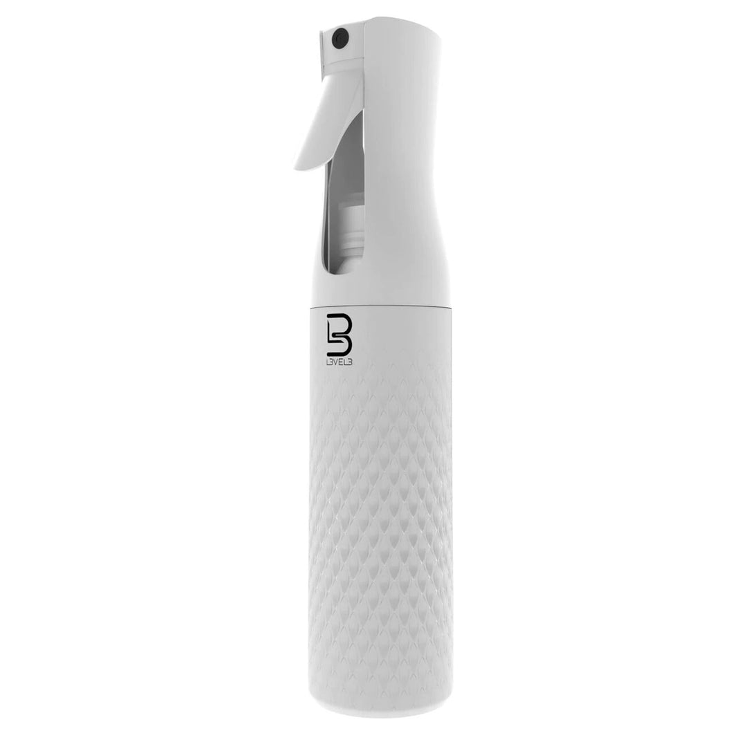 L3VEL3™ Beveled Spray Bottle - White