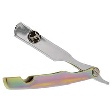 Load image into Gallery viewer, Irving Barber Company Chrome / Yellow Zinc Razor
