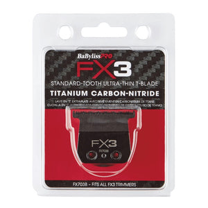 BaBylissPRO® FX3 Carbon-Nitride Standard-Tooth Ultra-Thin Replacement T-Blade #FX703B