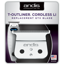 Load image into Gallery viewer, Andis Cordless T-Outliner® Li Replacement Deep Tooth GTX Blade - Carbon Steel
