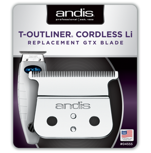 Andis Cordless T-Outliner® Li Replacement Deep Tooth GTX Blade - Carbon Steel