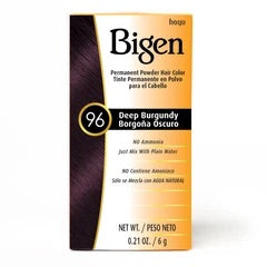 Bigen Permanent Powder Hair Color: Shade 96 Deep Burgundy
