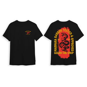 Marmara BARBER “Guard The Shop” T-Shirt - Black