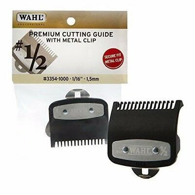 Wahl Premium Cutting Guide Comb with Metal Clip #1/2 - 1/16 Inch - #3354-1000