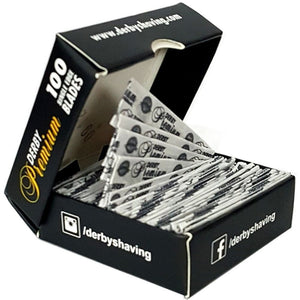 Derby Premium Single Edge Razor Blades - 100 Blades