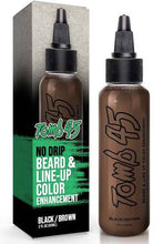Load image into Gallery viewer, Tomb45™️ No Drip Beard &amp; Line up Color Enhancement - Brown/Black
