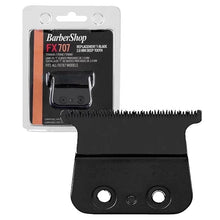 Load image into Gallery viewer, BarberShop FX707 Replacement Black T-Blade 2.0mm Deep Tooth
