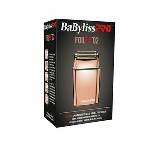 BaBylissPRO® Cordless Rose Gold Double Foil Shaver FOILFX02
