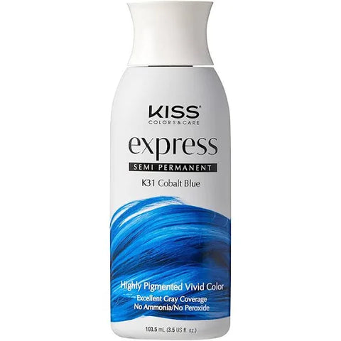 KISS Express Semi-Permanent Hair Color - K31 Cobalt Blue