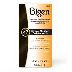 Bigen Permanent Powder Hair Color: Shade 47 Medium Chestnut