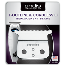 Load image into Gallery viewer, Andis Cordless T-Outliner® Li Replacement T-Blade - Carbon Steel
