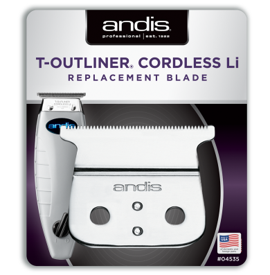 Andis Cordless T-Outliner® Li Replacement T-Blade - Carbon Steel