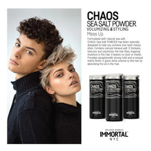 Load image into Gallery viewer, Immortal NYC CHAOS Sea Salt Volumizing &amp; Styling Powder 20gr
