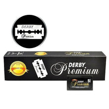 Load image into Gallery viewer, Derby Premium Double Edge Stainless Razor Blades – 100ct
