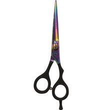 Load image into Gallery viewer, Black Ice Professional Stylish Off Set Grip Holo &amp; Black  5.5&quot; Shear
