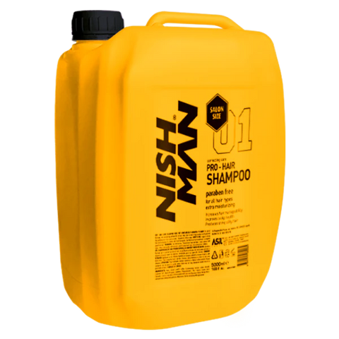 NishMan Salon Size Pro-Hair Shampoo 169 oz / 5000 ml