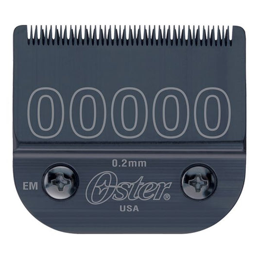 Oster® Detachable Blade Size 00000 1/125" Fits Titan, Turbo 77, Primo, Octane Clippers #76918-606