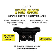 Load image into Gallery viewer, Stylecraft &quot;The One&quot; Moving Black Diamond Carbon DLC Deep Tooth Trimmer Blade
