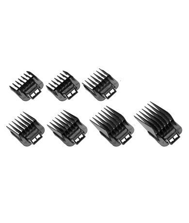 Andis Snap-On Blade Attachment Combs, 7-Comb Set