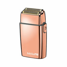 Load image into Gallery viewer, BaBylissPRO® Cordless Rose Gold Double Foil Shaver FOILFX02

