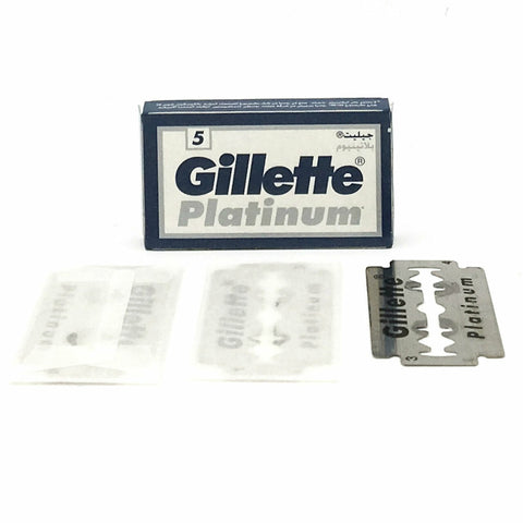 Gillette Platinum Double Edge Blades - 100 Blades