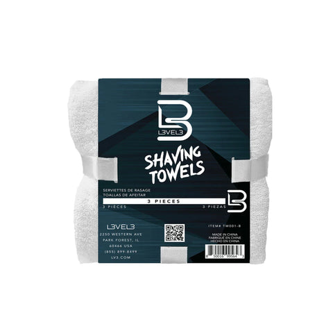 L3VEL3™ Shaving Towels - 3 PC