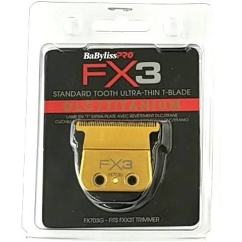 BaBylissPRO® FX3 DLC/Titanium Ultra-Thin Zero Gap Replacement Blade #FX703G